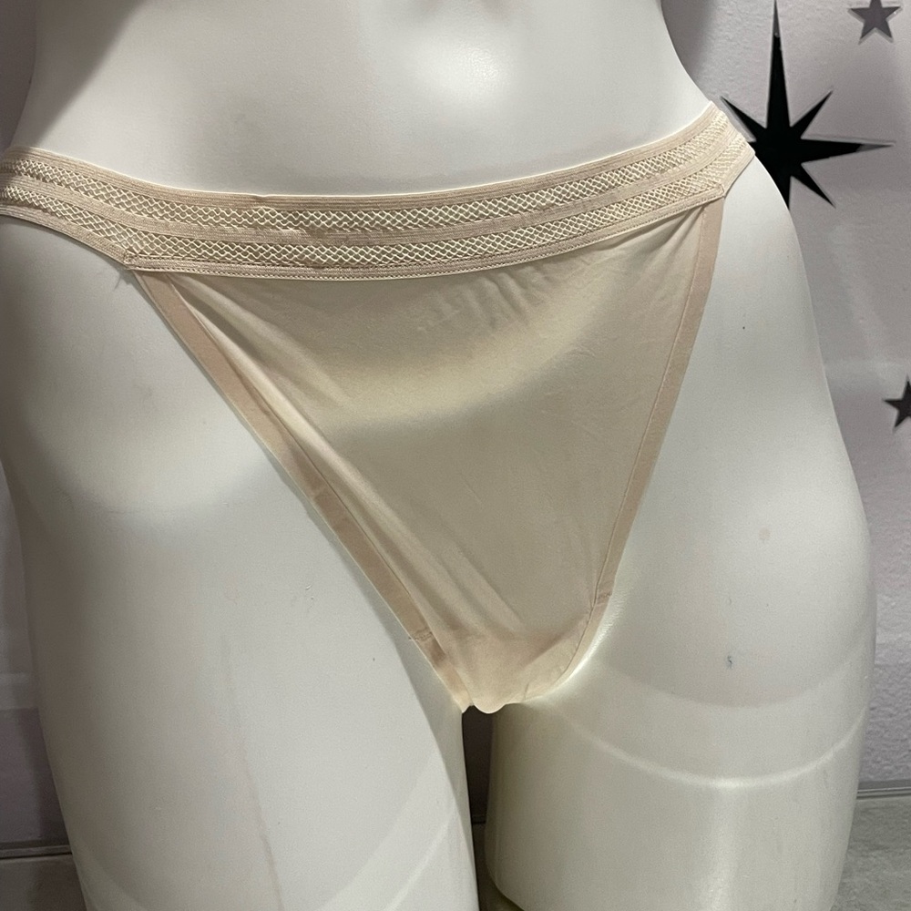 Victoria’s Secret Sheer Cream Thong Panty
